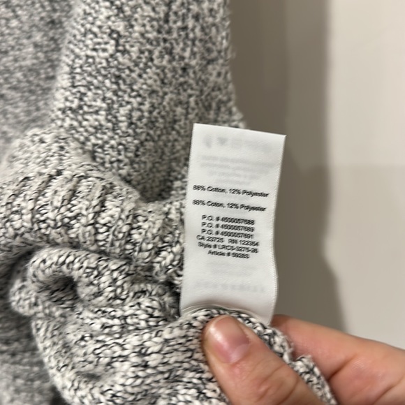 • Aritzia / Community Line • Women’s Ambrose Knit Tank Top Black White Marled Sm - Picture 6 of 6